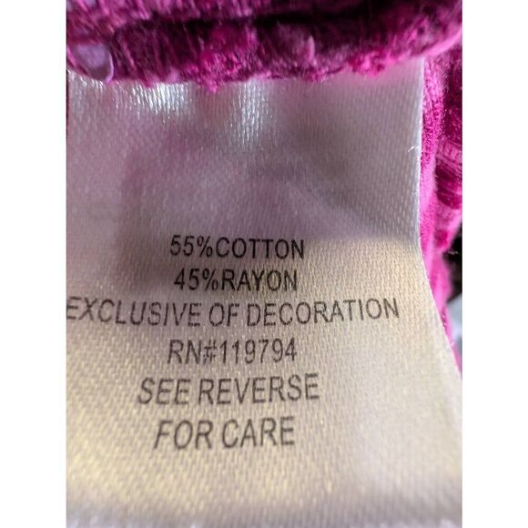 One World Shirt Pink Striped Long Sleeve Breast Cancer Awareness Women’s Large - Picture 5 of 6